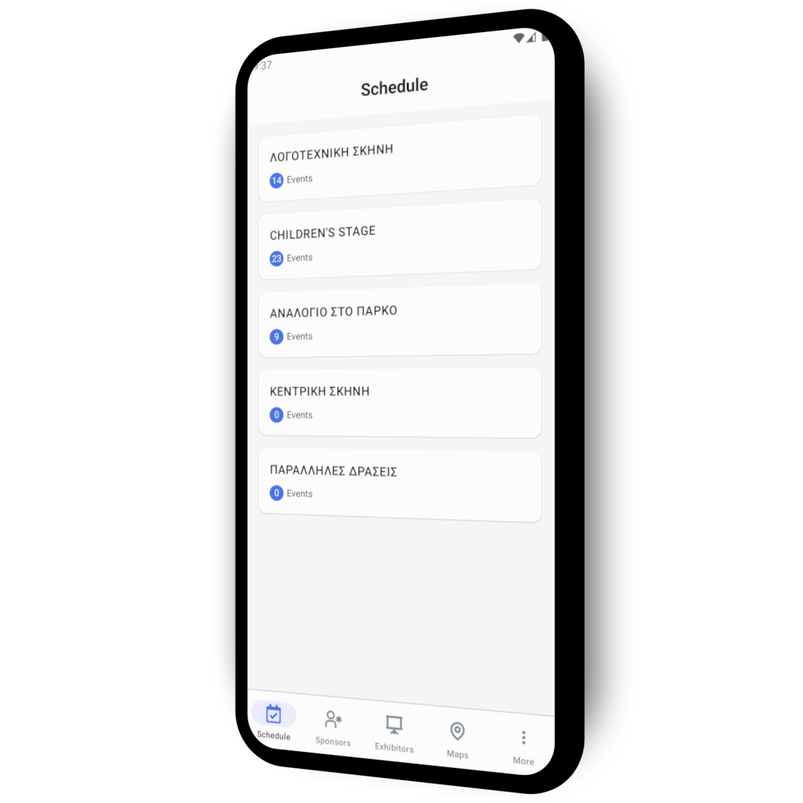 Attendee Management Screenshot